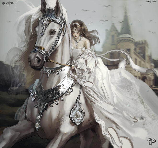 Fullbody + Photobashed BG + Animal